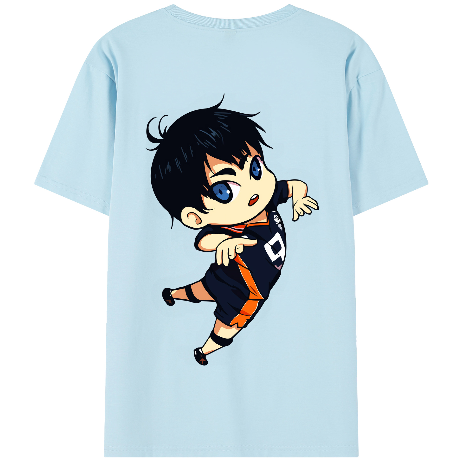 （画像用） ハイキュー!! Haikyu!! 綿100％半袖Tシャツ（背面プリント）